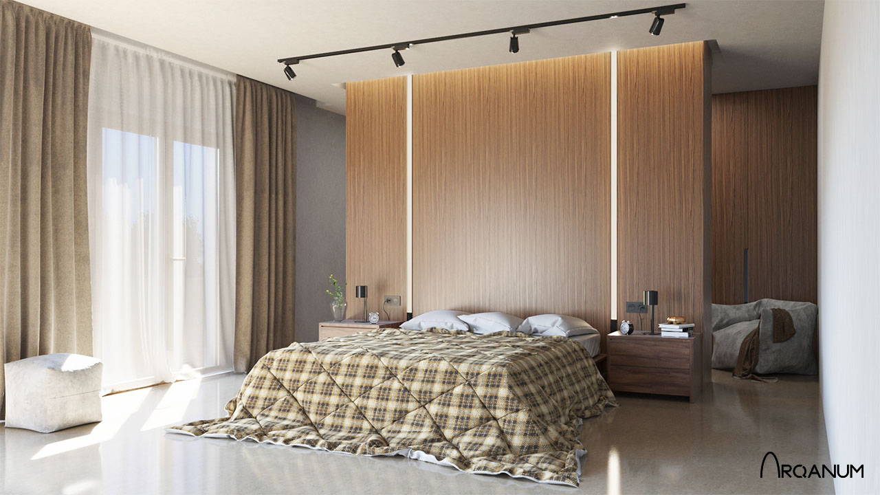 Residential building in Santa María de Tormes, bedroom